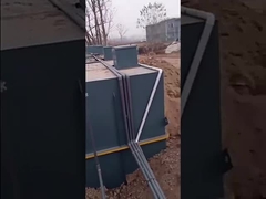 炭素鋼はMBRの広範囲の汚水処理装置の病院国内10m3/Hを埋めた